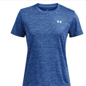 Under armor tech textured ssc blue/white  tee shirt size women’s 2XL nwt